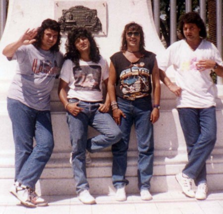 Original line up: Olaf Mangialavore, Walter Sierra, Cito Vitulli, Frank Mangialavore, on tour in Tucuman