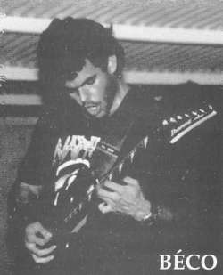 Agressor guitar player Beco