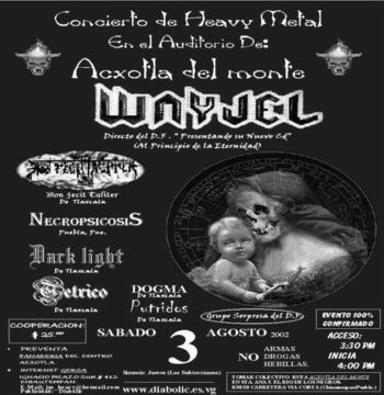 Wayjel concert flyer 2002